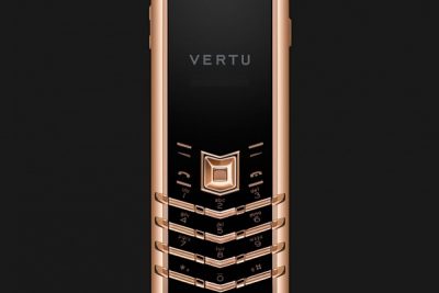 Vertu Singature S Lưng Đá Vàng Hồng (Độ Vỏ) Chính Hãng
