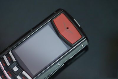 Điện Thoại Vertu Ascent Ti Ferrari Cũ Gốm Đỏ