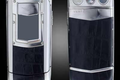 Điện Thoại Vertu Constellation Ayxta Da Cá Sấu Đen