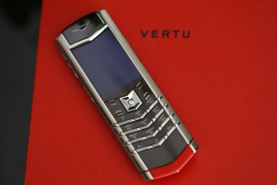 Điện thoại Vertu Signature S Thép Da Bò