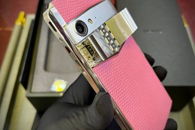 Điện thoại Aster P Titanium Pink Like New 99%