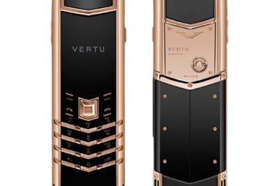 Vertu Singature S Lưng Đá Vàng Hồng (Độ Vỏ) Chính Hãng