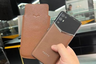 Điện Thoại iVertu 5G Da Bê Nâu Caramel Likenew 99%