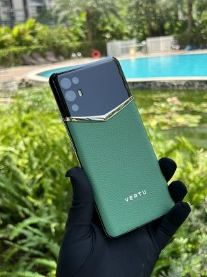 Điện Thoại IVertu 5G Da Bê Màu Xanh Hoàng Gia Likenew 99%