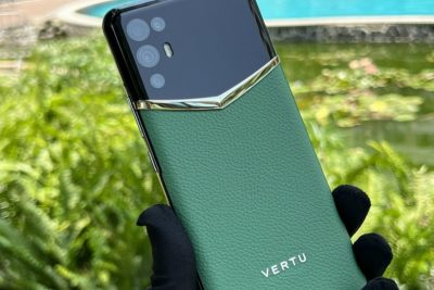Điện Thoại IVertu 5G Da Bê Màu Xanh Hoàng Gia Likenew 99%