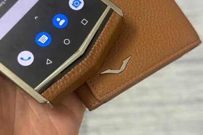Điện Thoại Vertu Aster P da bê nâu