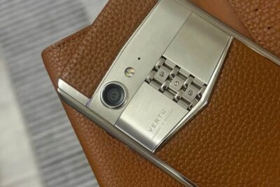 Điện Thoại Vertu Aster P da bê nâu