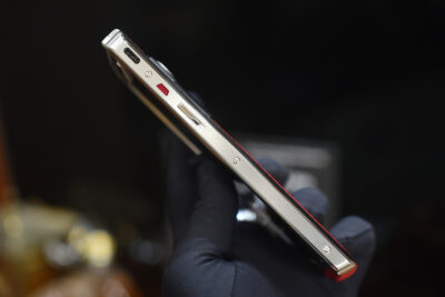 Điện Thoại Vertu Aster P da bê đỏ