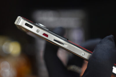 Điện Thoại Vertu Aster P da bê đỏ