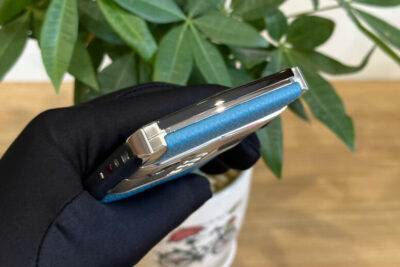 Điện Thoại Vertu Aster P da bê xanh