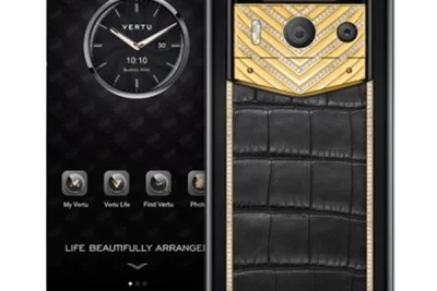 METAVERTU 2nd Generation Luxury Custom Made Gold with Diamonds Alligator Black