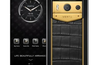 Điện thoại METAVERTU 2 Generation Luxury Custom Made Alligator Gold Black