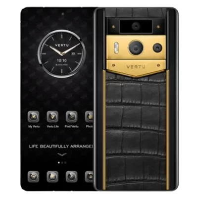 Điện thoại METAVERTU 2 Generation Luxury Custom Made Alligator Gold Black