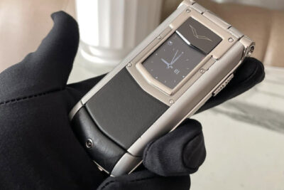 Điện Thoại Vertu Ayxta Nắp Gập Da Bê Đen Likenew