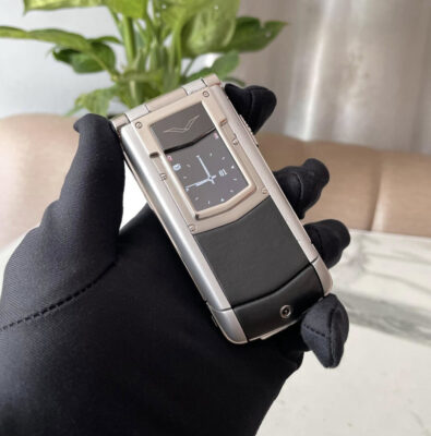 Điện Thoại Vertu Ayxta Nắp Gập Da Bê Đen Likenew