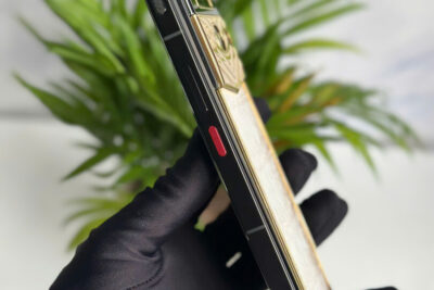 Điện Thoại Vertu Meta 2 Cá Sấu Bạch Tạng Đính Kim