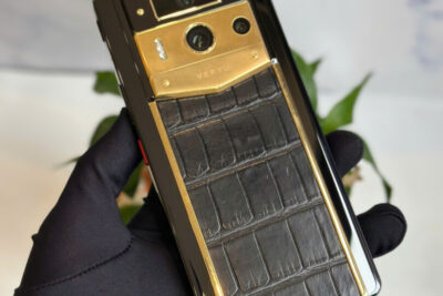 METAVERTU 2 MAX – Da Cá Sấu & Viền Bọc Vàng 18K 99%