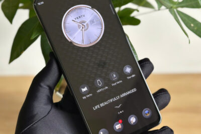 Điện Thoại IVertu 5G Da Bê Đen
