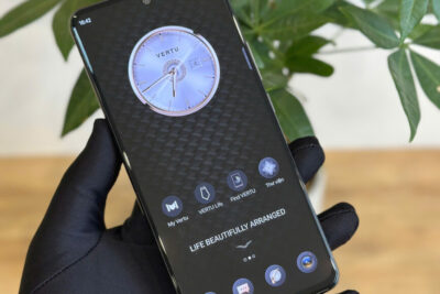 Điện Thoại iVertu 5G Da Bê Màu Xanh