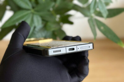 Metavertu 2 Viền gold hoa văn- da cá sấu bạch tạng