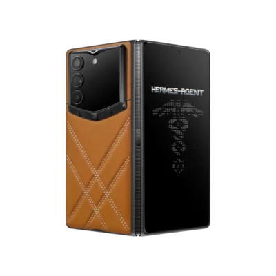 Vertu AlphaFold Bespoke Alligator Skin Gold III